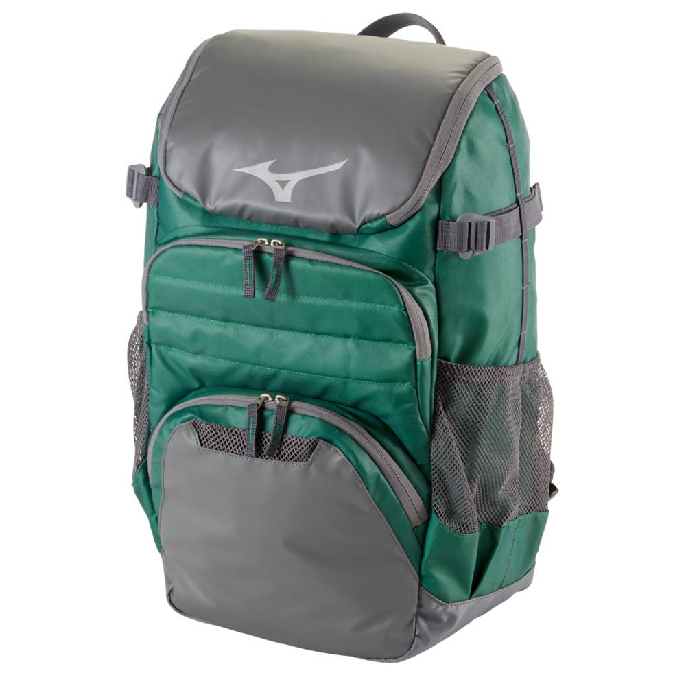 Mizuno Men's Organizer OG5 Baseball Backpack Green/Grey (360279-IWG)